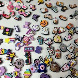 Mystery Bag of 10 Colorful Jibbitz Shoe Charms